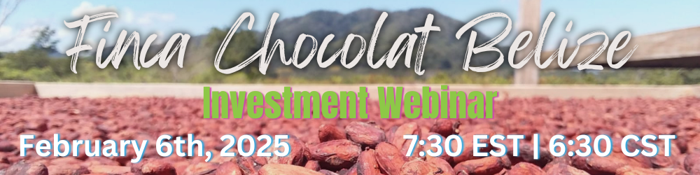 Finca Chocolat Belize Webinar Banner